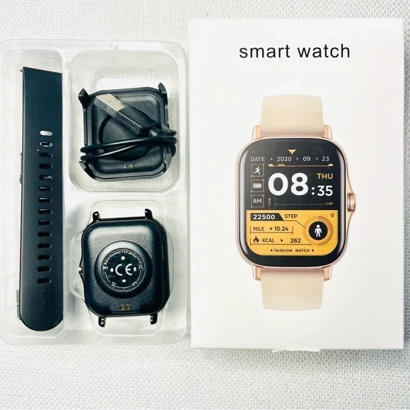 Elegant Black Smartwatch - New Boxed - Picture 3 of 4